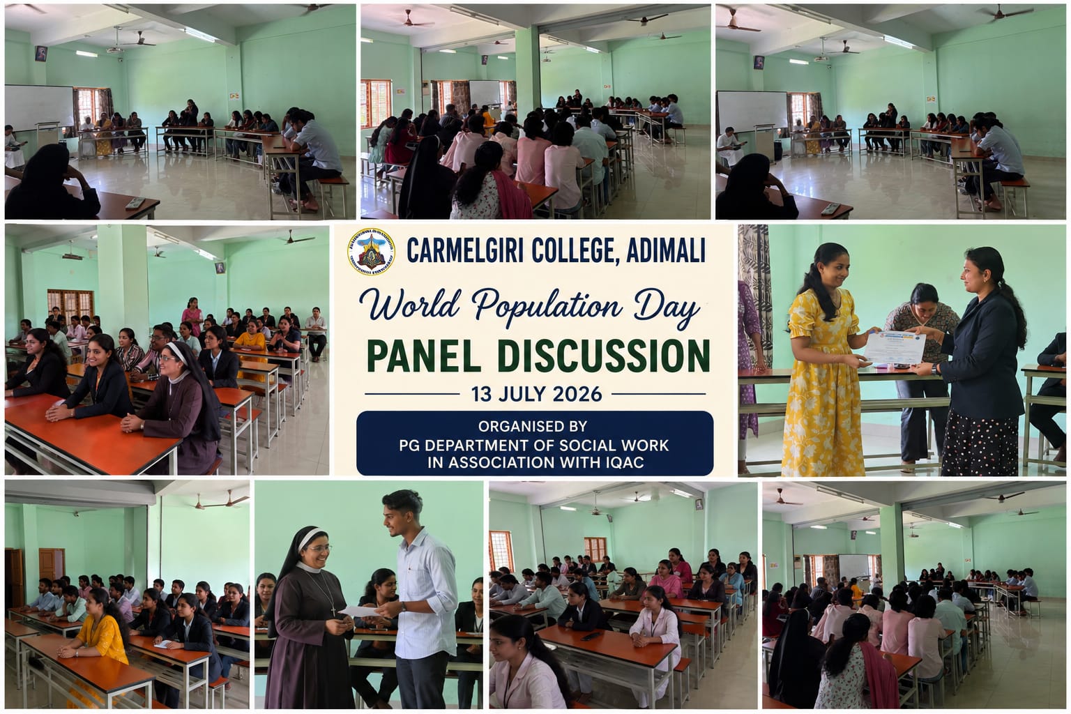 Panel Discussion on the occasion of World Population Day